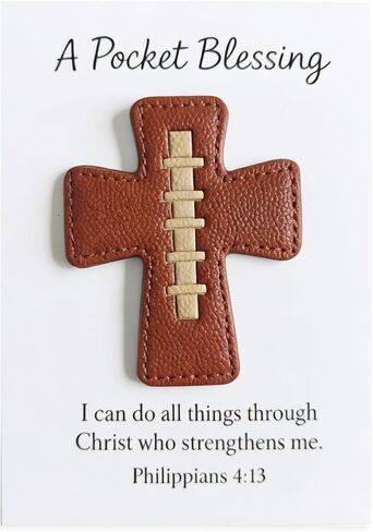 Baseball Cross Brooches and Pins for Women Men Christian Faith Sports Token with Verse Card Gift for Sports Fans in Saudi Arabia