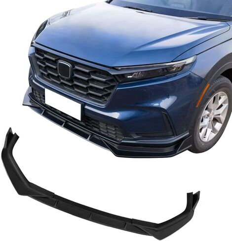 IKON MOTORSPORTS, Front Bumper Lip Compatible with 2023-2026 Honda CR-V EX EX-L LX Only, IKON Style Gloss Black Spoiler Splitter Valance Fascia Cover Guard Protection Conversion in Saudi Arabia