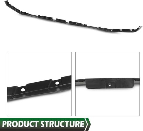 لوحة الستارة الواقية من المصد السفلي الأمامي باللون البرتقالي الكبير متوافقة مع Ford F250 F350 F450 F550 Super Duty 2020-2022 (حزمة Tremor فقط) أسود LC3Z-17626-CA ستارة مصد سوداء in Saudi Arabia