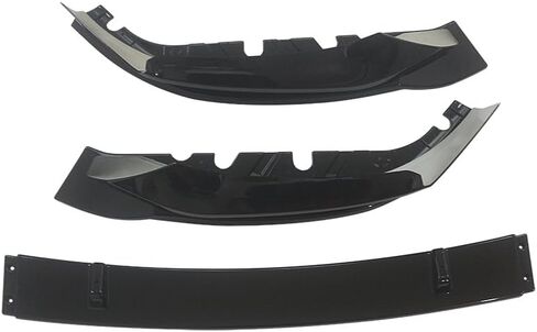 YOUNGERCAR G30 Front Bumper Lip for 2017-2020 BMW 5 Series G30 G38 530i 540i M Sport ABS Painted Gloss Black PP 3pcs in Kuwait