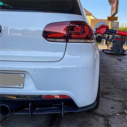 Compatible For VW Golf 6R MK6 R 6R 2009-2012 Car Rear Bumper Lip Diffuser Spoiler Splitter Protector Car Styling Auto Accessories in Kuwait