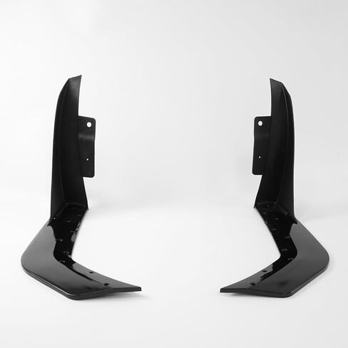 Front Bumper Lip Splitter with Corner Spoiler Winglet Spliters Pair for Ford Mustang 2015-2022，Only Fit for Modified W/ GT500 MP Bumper (Glossy Black) in Kuwait