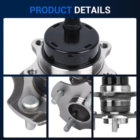 Autoround Pair 512209 Wheel Hub and Bearing Assembly Rear Axle for 2004-06 Scion xA xB, 2000-05 Toyota Echo in Saudi Arabia