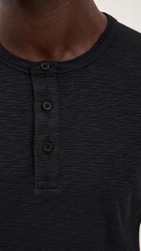 REIGNING CHAMP Men's 1x1 Slub Slim Henley in Saudi Arabia