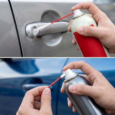 8 Pcs Spray Can Nozzle Straws, 51 Inch Spray Can Straws Flexible Extension Hose Spray Can Extension Straw for Automotive in Saudi Arabia