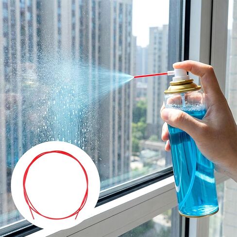 8 Pcs Spray Can Nozzle Straws, 51 Inch Spray Can Straws Flexible Extension Hose Spray Can Extension Straw for Automotive in Saudi Arabia