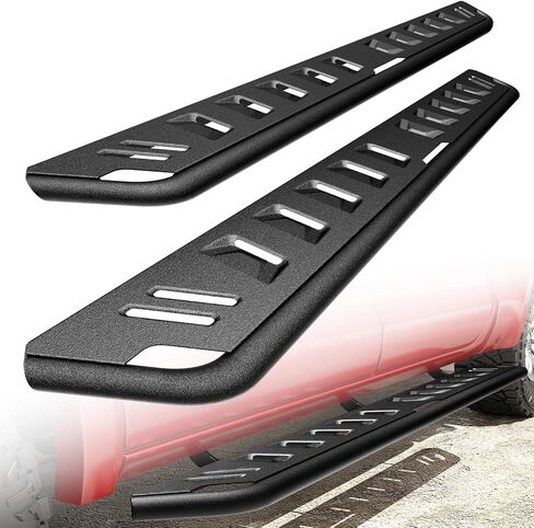 ONINE Tubular 7" Textured Black Running Board Custom Fit 2015-2026 Chevy Colorado/GMC Canyon Crew Cab Side Step Nerf bar in Kuwait