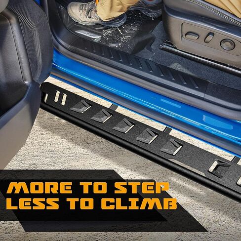 ONINE Tubular 7" Textured Black Running Board Custom Fit 2015-2026 Chevy Colorado/GMC Canyon Crew Cab Side Step Nerf bar in Kuwait