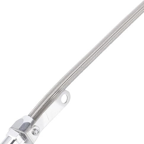 20in Flexible Oil Dipstick, Replacement for SB 289 302 351W, Ideal for Custom, Limited Space, High Durability, Steel Billet Aluminum and Stainless Steel in Kuwait