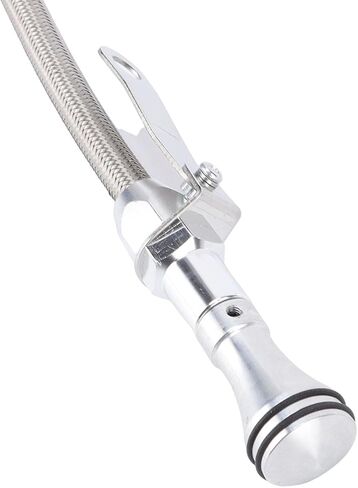 20in Flexible Oil Dipstick, Replacement for SB 289 302 351W, Ideal for Custom, Limited Space, High Durability, Steel Billet Aluminum and Stainless Steel in Kuwait