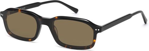 SOJOS Classic rectangle Polarized Sunglasses for Women Men, Retro Acetate Frame with Polarized Lenses UV Protection in Saudi Arabia