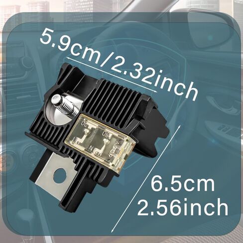 Battery Circuit Fuse, Fuse Block Replaces 262052050 ‎82620-52050, Compatible with Toyota Yaris 2006-2014, Compatible with Scion XD 2008-2014, 1 pc in Saudi Arabia