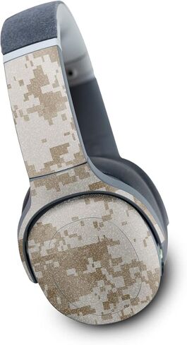 غلاف MightySkins اللامع اللامع المتوافق مع Skullcandy Crusher Evo Wireless - Desert Camo | لمسة نهائية لامعة واقية ومتينة شديدة اللمعان | سهل التطبيق | صنع في الولايات المتحدة الأمريكية in Kuwait