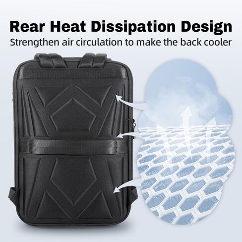 حقيبة ظهر ستارلينك صغيرة، 17 بوصة مقاومة للماء للكمبيوتر المحمول والسفر مع منفذ USB، تصميم هندسي صلب، حقيبة ستارلينك صغيرة متينة ذات سعة كبيرة للعمل in Kuwait