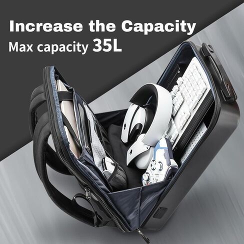 حقيبة ظهر ستارلينك صغيرة، 17 بوصة مقاومة للماء للكمبيوتر المحمول والسفر مع منفذ USB، تصميم هندسي صلب، حقيبة ستارلينك صغيرة متينة ذات سعة كبيرة للعمل in Kuwait