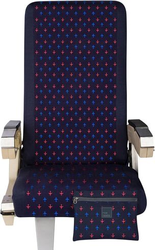 Airplane Seat Cover | Universal Fit | Premium Airplane Seat Cover | Built-in Storage Pocket | Luxurious Hygienic Breathable Cotton & Stretch Knit Material | Wash & Reuse in Kuwait