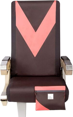 Airplane Seat Cover | Universal Fit | Premium Airplane Seat Cover | Built-in Storage Pocket | Luxurious Hygienic Breathable Cotton & Stretch Knit Material | Wash & Reuse in Kuwait