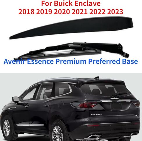 الخلفية الخلفية ممسحة زجاج أمامي شفرة الذراع ل Buick Enclave 2018 2019 2020 2021 2022 2023 Avenir Essence Premium المفضل قاعدة السيارة الخلفية ممسحة ذراع شفرة مجموعة استبدال in Kuwait
