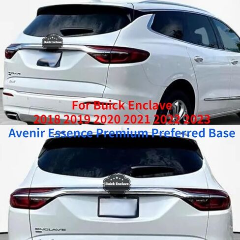 الخلفية الخلفية ممسحة زجاج أمامي شفرة الذراع ل Buick Enclave 2018 2019 2020 2021 2022 2023 Avenir Essence Premium المفضل قاعدة السيارة الخلفية ممسحة ذراع شفرة مجموعة استبدال in Kuwait