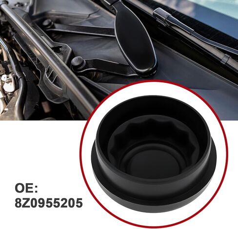 ECSiNG 2 قطعة غطاء غطاء ذراع الممسحة الأمامية 8Z0955205 متوافق مع أودي متوافق مع المقعد in Saudi Arabia