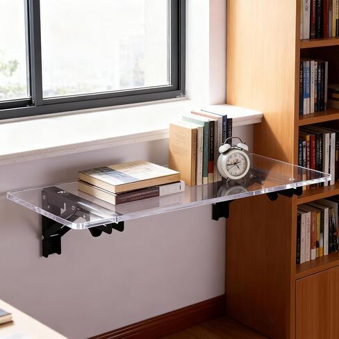 Foldable Floating Shelves for Wall,16" L x 7" W Wall Shelves for Decor Storage in Saudi Arabia
