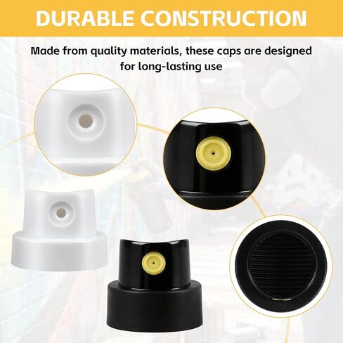 Spray Paint Caps Nozzle Tips for Female Valve Cans, Thin & Wide Lines Spray Nozzles, Replacement Paint Caps Pack of 20 in Kuwait