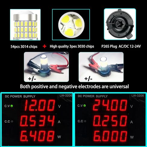 2 قطعة HP24W لمبة بيضاء 12-30 فولت 57SMD رقائق غير قطبية LED النهار تشغيل ضوء مصابيح وقوف السيارات 1000LM للسيارات سيارات الدفع الرباعي. in Kuwait