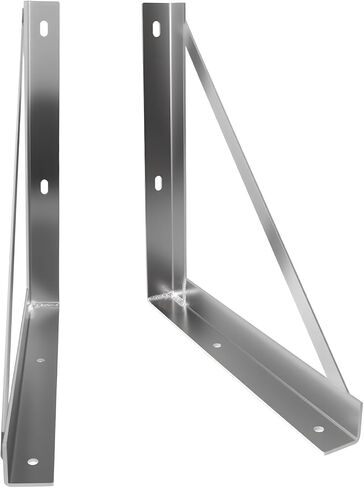 طقم تركيب صندوق الأدوات السفلي مقاس 24 بوصة × 24 بوصة - زوج واحد من دعامات الألومنيوم in Kuwait