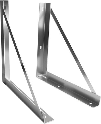 طقم تركيب صندوق الأدوات السفلي مقاس 24 بوصة × 24 بوصة - زوج واحد من دعامات الألومنيوم in Kuwait