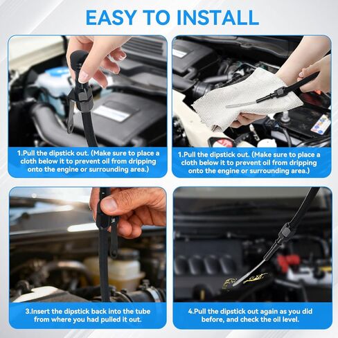 for Labwork Flexible Stainless Oil Dipstick for LSX LS1 LS2 LS2 LS6 4.8L 5.7L 6.0L in Kuwait