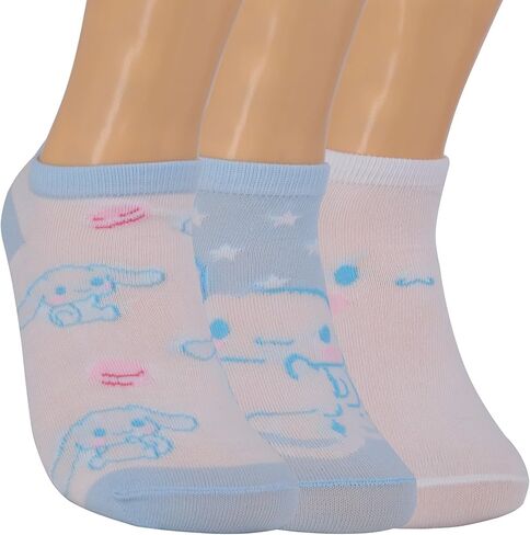 Roffatide Cartoon Cinnamoroll Ankle Socks 3 Pairs - Melody No Show Low Cut Socks for Men Women - Sport Lover Gift Christmas for Women in Kuwait
