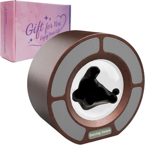 مصور الصوت Ferrofluid، زميل الموسيقى لمكبر الصوت الراقص، فن مكتب متخيل الصوت مع مصباح، هدايا عيد الحب لها/له - مكتب، غرفة نوم وعرض مكتب (أسود) (أنبوب حلقة) in Kuwait