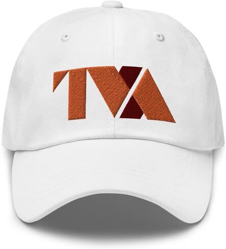 TVA Curved Bill Cap Relaxed Fit Low Crown Adjustable Loki Time Variance Authority Cap TVA Merch in Saudi Arabia