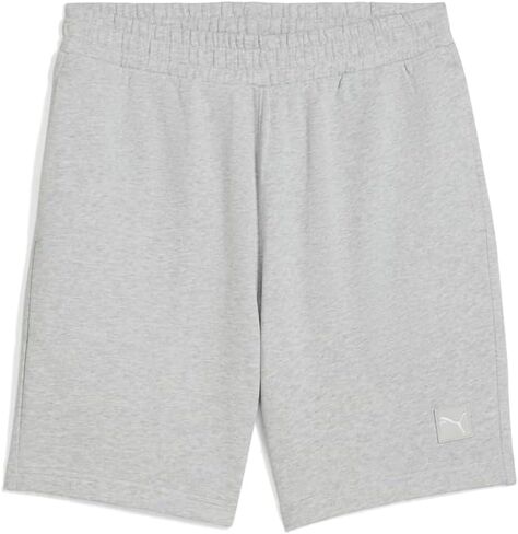 PUMA Mens Essentials Elevated 9 Inch Shorts Casual Bottoms Casual Drawstring - Grey in Saudi Arabia