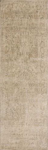 Loloi Magnolia Home by Joanna Gaines Junie Collection JUE-02 Oatmeal/Smoke 2'-7" x 8'-0", .38 Pile Height, Runner Rug in Saudi Arabia