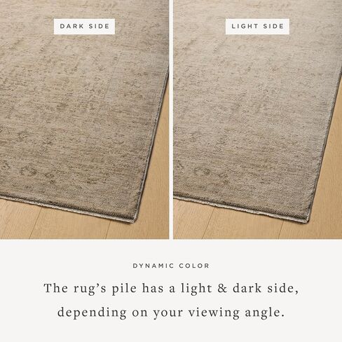 Loloi Magnolia Home by Joanna Gaines Junie Collection JUE-02 Oatmeal/Smoke 2'-7" x 8'-0", .38 Pile Height, Runner Rug in Saudi Arabia