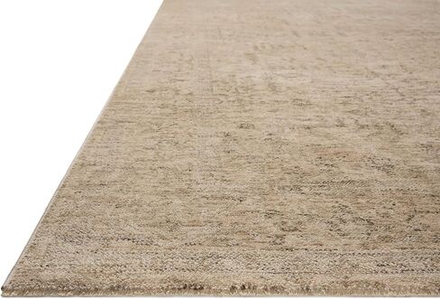 Loloi Magnolia Home by Joanna Gaines Junie Collection JUE-02 Oatmeal/Smoke 2'-7" x 8'-0", .38 Pile Height, Runner Rug in Saudi Arabia
