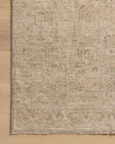 Loloi Magnolia Home by Joanna Gaines Junie Collection JUE-02 Oatmeal/Smoke 2'-7" x 8'-0", .38 Pile Height, Runner Rug in Saudi Arabia