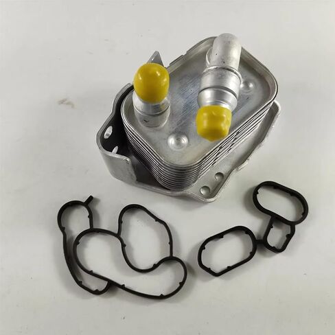 Aluminum Engine Oil Cooler Compatible With BMW E46 E60 E81 E87 E90 316i 318i 318ci 318ti X3 11427508967 in Kuwait