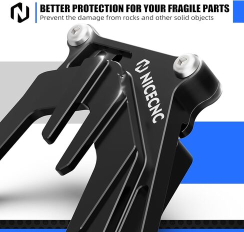 NICECNC Dirt Bike Sprocket Cover Aluminum Compatible with Yamaha YZ250 2000-2024 YZ250X 2016 2017 2018 2019 2020 2021 2022 2023,CNC-machined in Saudi Arabia
