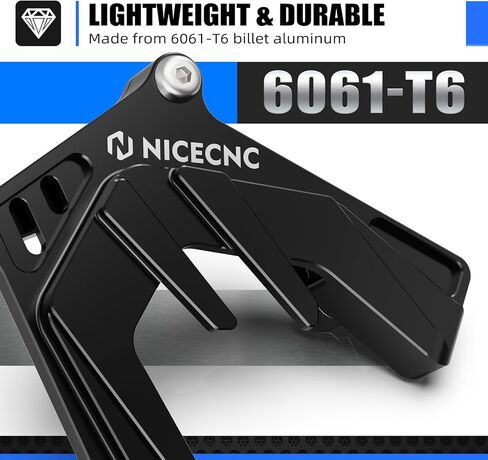 NICECNC Dirt Bike Sprocket Cover Aluminum Compatible with Yamaha YZ250 2000-2024 YZ250X 2016 2017 2018 2019 2020 2021 2022 2023,CNC-machined in Saudi Arabia