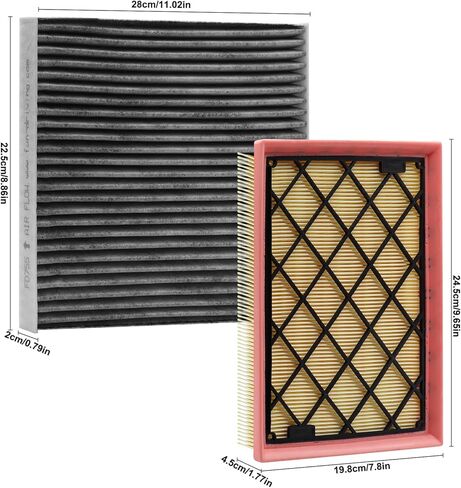 Comb Engine Cabin Air Filter for Lincoln Continental 2020 2019 2018 2017 in Kuwait