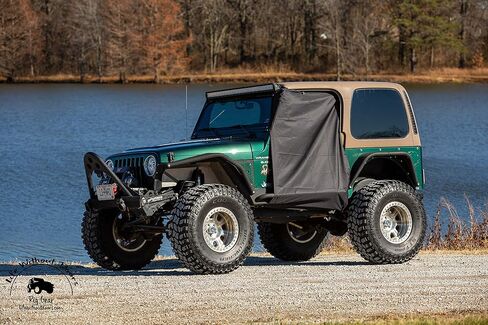 Rig Skinz 2 Door Rain Curtain (Black) in Saudi Arabia