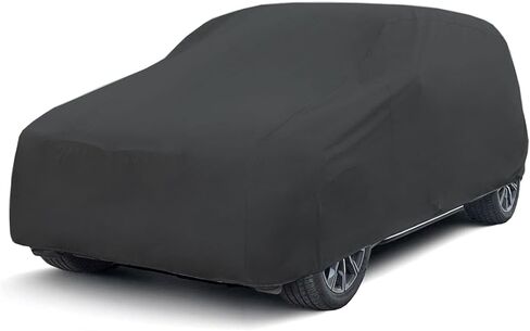 DaShield SoftTec Indoor Satin Car Cover for Mercedes-Benz 300TD Wagon 1981-1985 Semi Custom Fit Elastic Flexible High-end Luxury Dust-Proof Protection, Car Show, Underground Garage, Black in Saudi Arabia