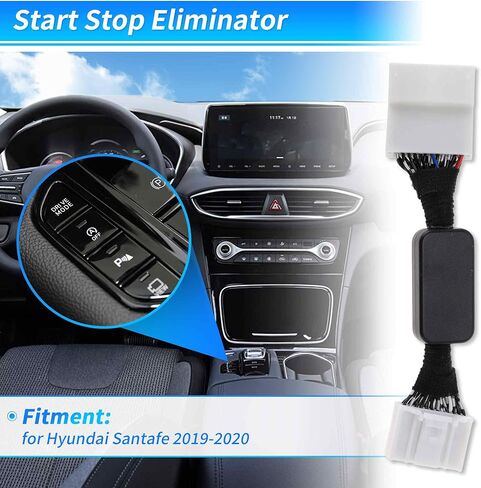 ACROPIX مزيل إيقاف التشغيل التلقائي لشركة Hyundai Santa Fe 2019-2020 مزيل بدء التشغيل التلقائي تعطيل مزيل إيقاف التشغيل الخامل in Saudi Arabia