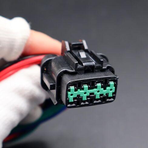 8-Way 8-Pin HID Headlamp Headlight Connector Plug Compatible with Infiniti G37 Q60 2008-2015 Wire Pigtail Harness 6918-1780 in Saudi Arabia