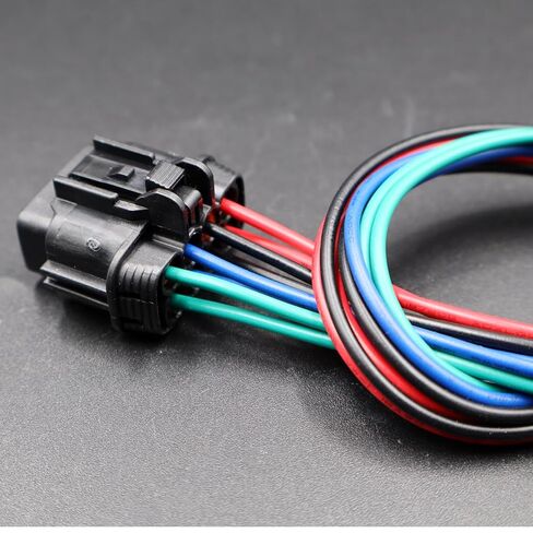 8-Way 8-Pin HID Headlamp Headlight Connector Plug Compatible with Infiniti G37 Q60 2008-2015 Wire Pigtail Harness 6918-1780 in Saudi Arabia