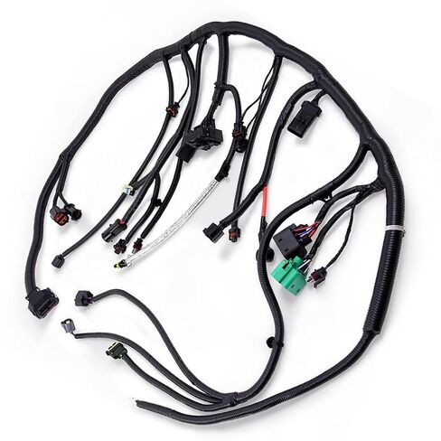 Engine Wiring Harness Assembly Compatible with Ford F250 F350 F450 F550 2005-2007 Super Duty 6.0L Diesel Engine Replace 5C3Z-12B637-BA 5C3Z12B637BA in Kuwait