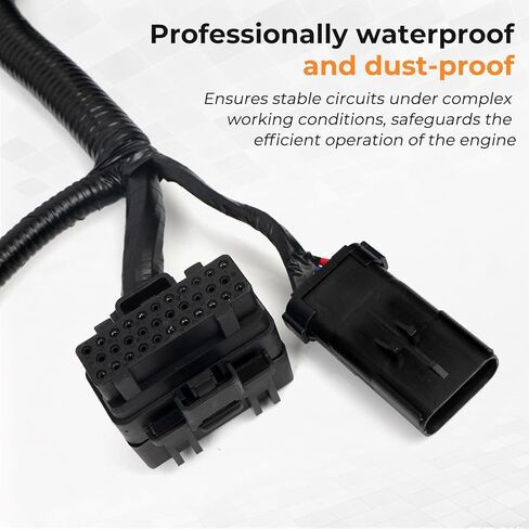 Engine Wiring Harness Assembly Compatible with Ford F250 F350 F450 F550 2005-2007 Super Duty 6.0L Diesel Engine Replace 5C3Z-12B637-BA 5C3Z12B637BA in Kuwait