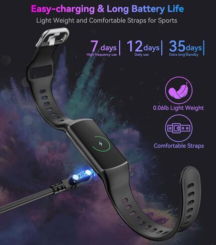 Smart Watch Litness Tracker مع معدل ضربات القلب على مدار الساعة طوال أيام الأسبوع ، ومراقب ضغط الدم في الدم مراقبة تعقب النوم 120 أنماط الرياضة تتبع خطوة Calorie Count in Kuwait